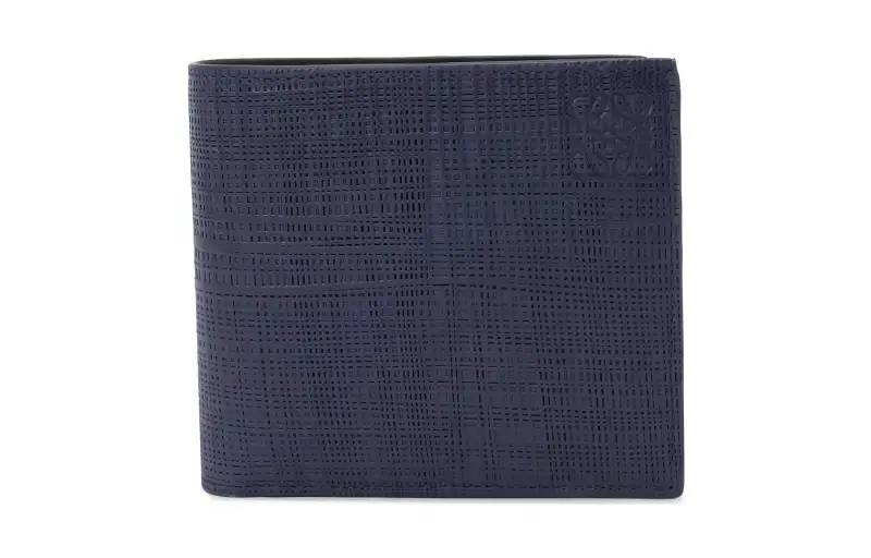 LOEWE Leather Wallet Women's Blue