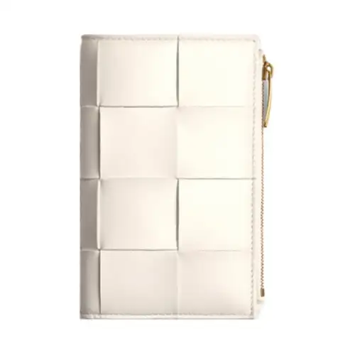 Bottega Veneta Bottega Veneta Luggage Collection Leather Wallet Women's White