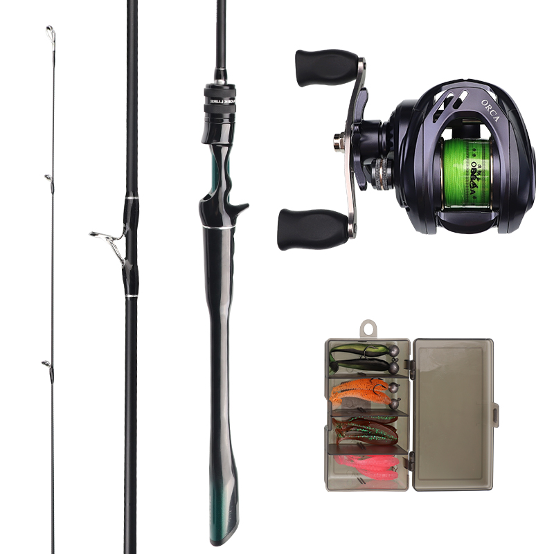 Fishing fans FISHINGFANS fishing gear set fishing high carbon fiber quickly transfers heat through the line, fast throws the line, smooth and sensitive