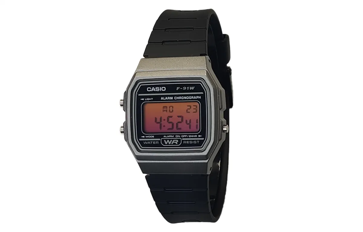 CASIO Custom Collection Quartz Movement Resin Strap Watch Unisex Black Dial