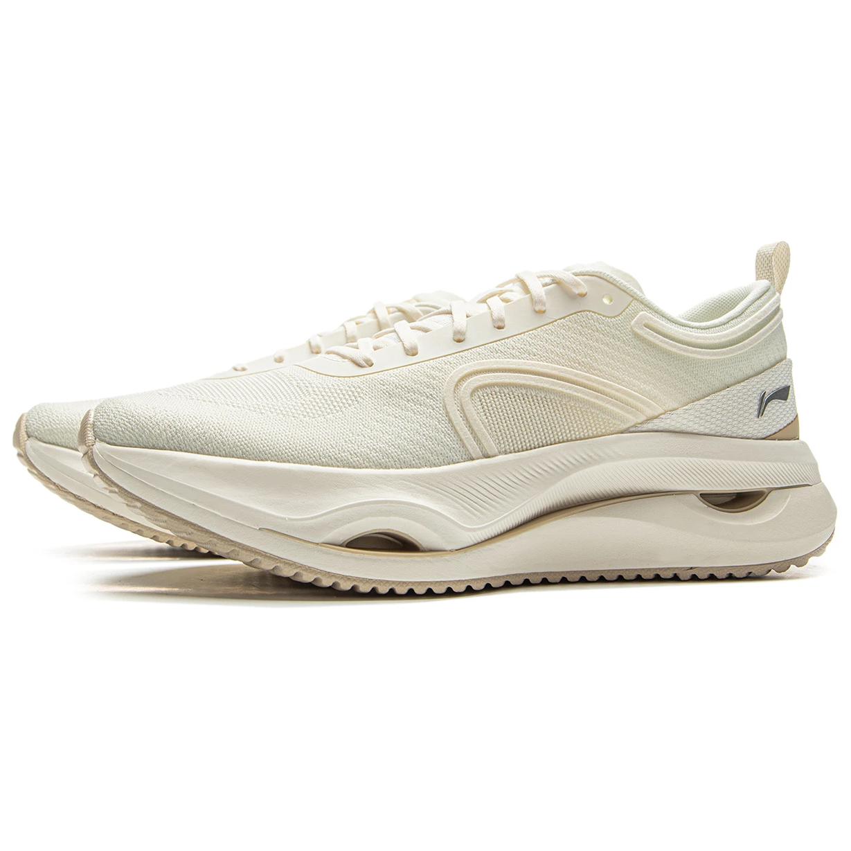 Li Ning Cushioning, Wear Resistant Low top Casual Running Shoes Women’s Ivory