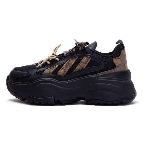 Adidas Originals OZGAIA Chunky Sneakers Unisex Low Top Black/Brown