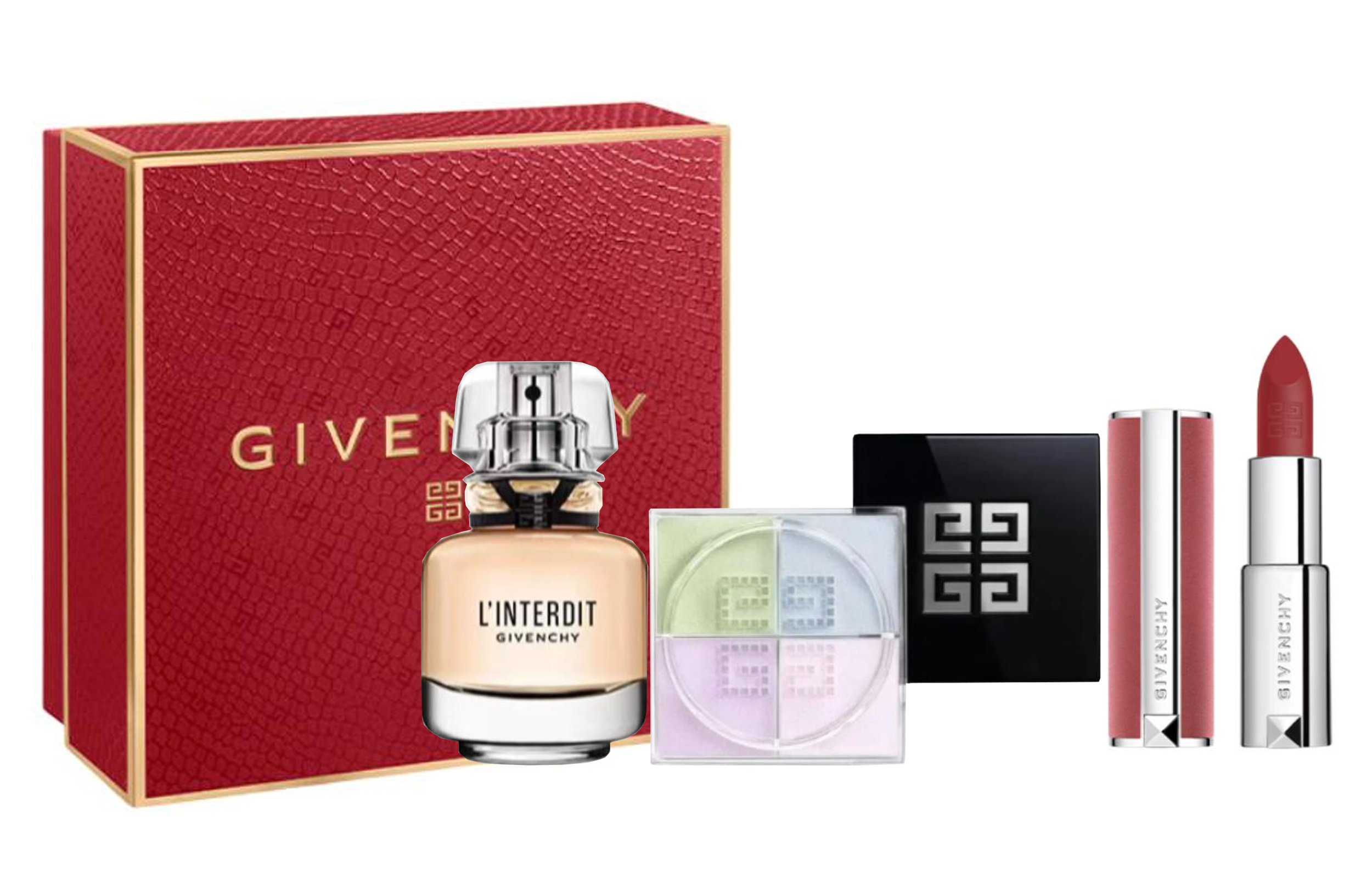Givenchy Heartbeat Without Restrictions Perfume Sets Eau De Parfum EDP Tuberose 3.4g+12g+35ml