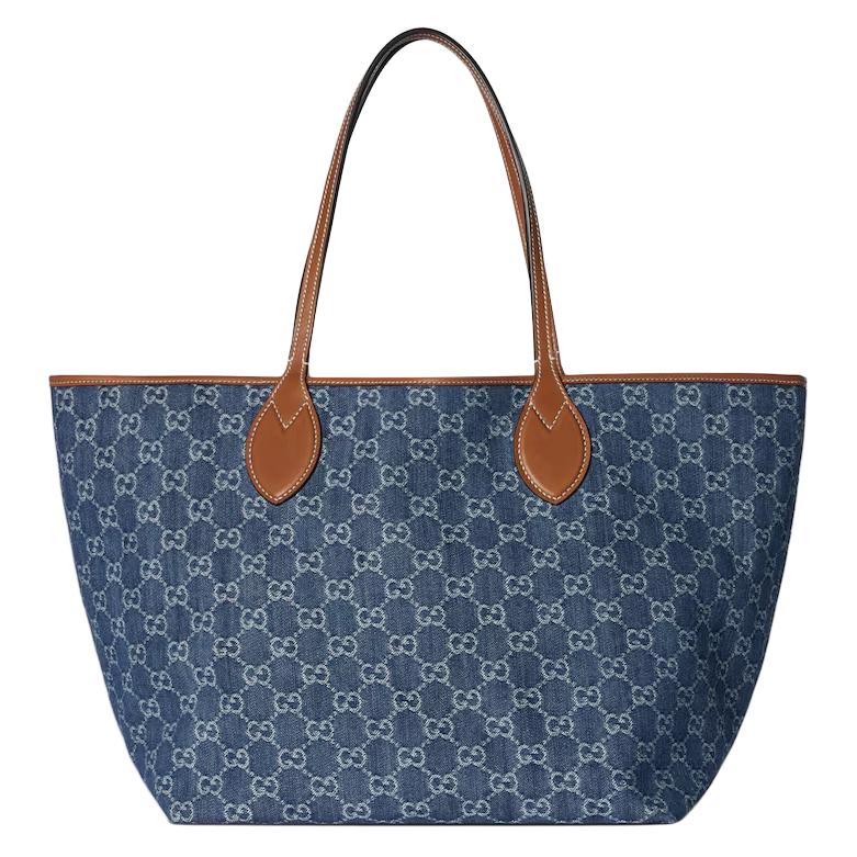 Женская сумка Gucci Totissima Denim (синяя)