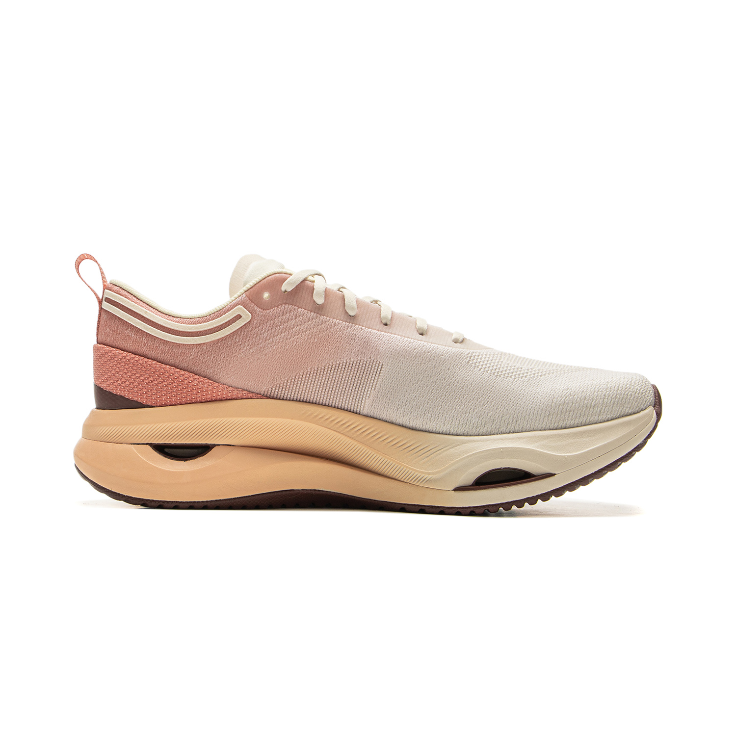 Li Ning Support Rebound Low top Sprint Running Shoes Women’s White Orange