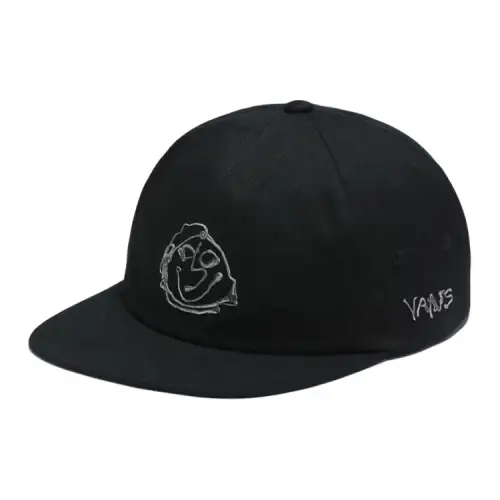 Vans Black baseball cap for men and women, with embroidery, print, for beloved