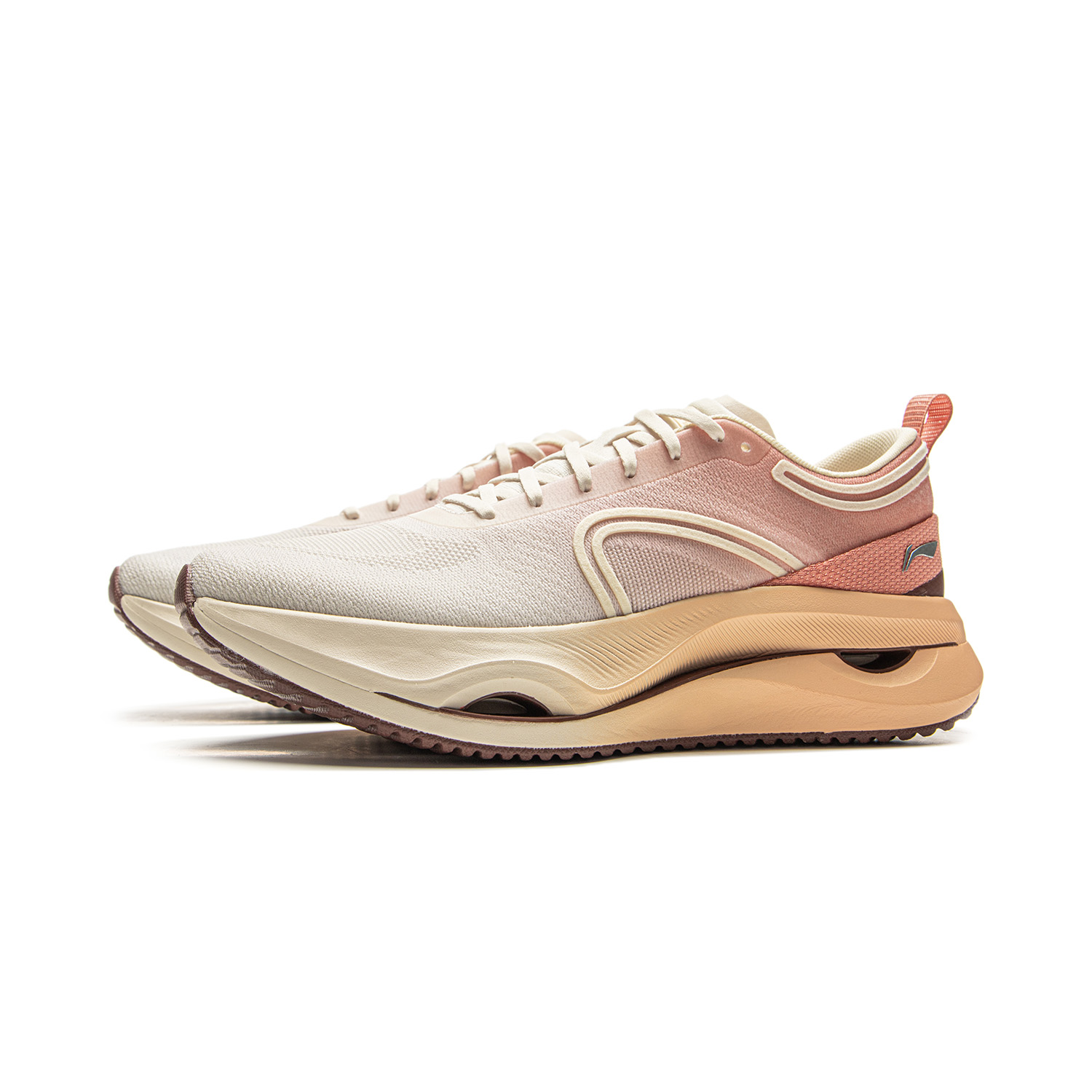 Li Ning Support Rebound Low top Sprint Running Shoes Women’s White Orange