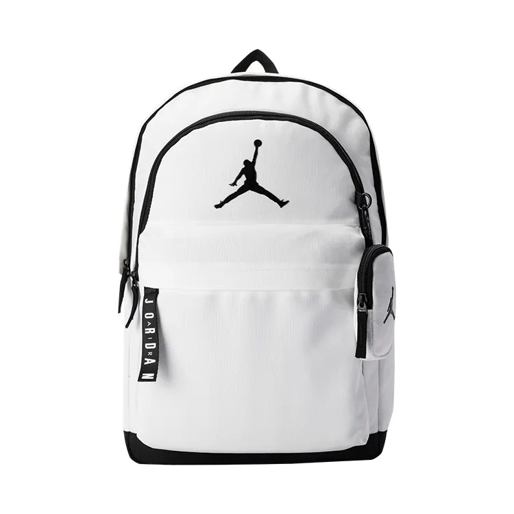 Jordan Polyester Backpack Unisex White