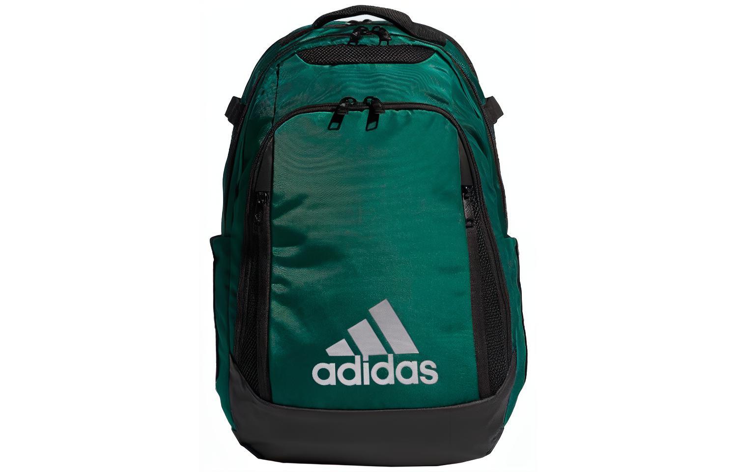 Adidas Large Capacity Polyester Backpack Regular Unisex Green