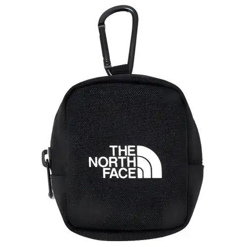 THE NORTH FACE Polyester Charm Bag Earphone Case Bag Accessory Unisex Black