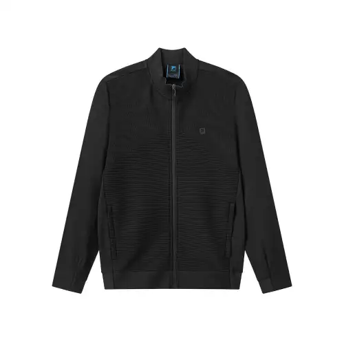 FILA Velvet feel Coat Men's Jet Black