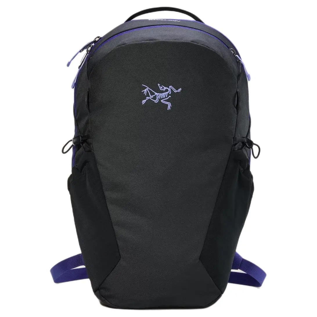 Arc'teryx Mantis 16L Mountaineering Bag Backpack Outdoor Bag Polyester Black & Purple Unisex