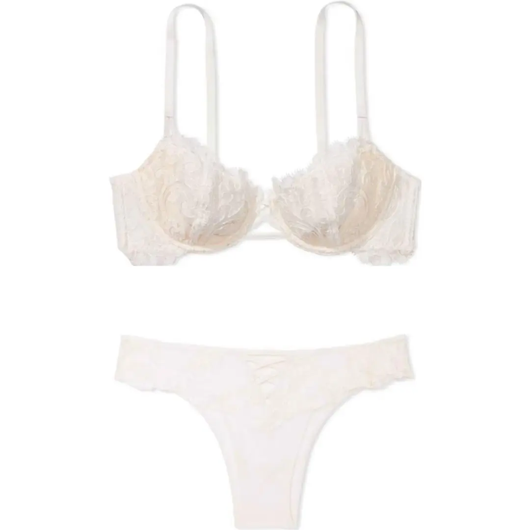 Victoria's Secret Underwear Set Women's Milk White