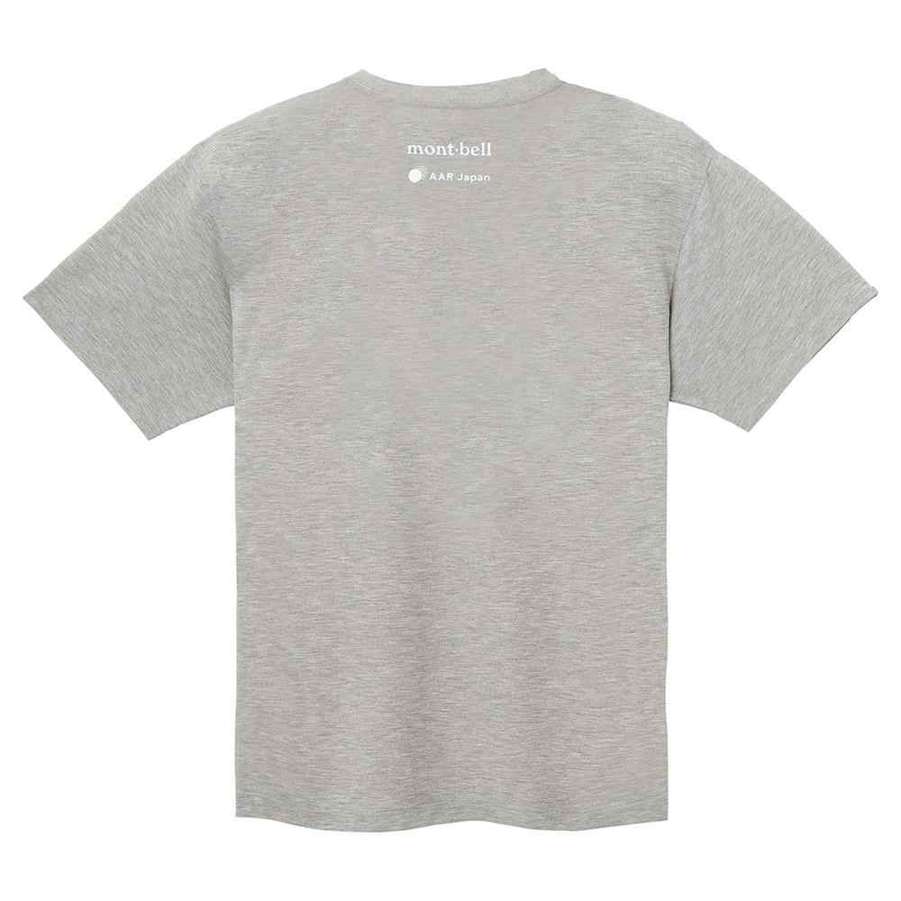MONTBELL WIC Quick Dry T Shirts Unisex Gray