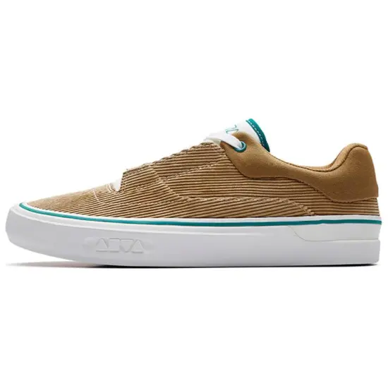 Anta Ao Li MD Anti-Slip And Wear-Resistant Lightweight Low-Top Skateboard Shoes Men's Plaid Brown