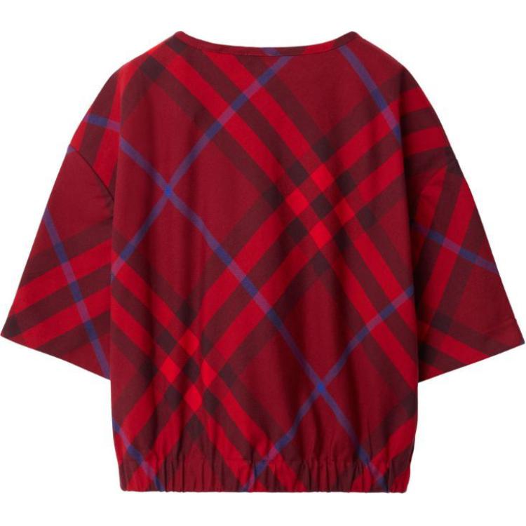 Рубашка Burberry FW23 (красная) — фото 2