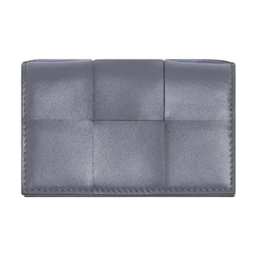 Bottega Veneta Cow Leather Wallet, Card Holder Women's Lightning Gray