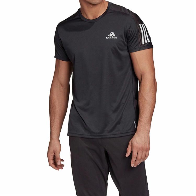 Мужская футболка adidas Own the Run (черная) — фото 5