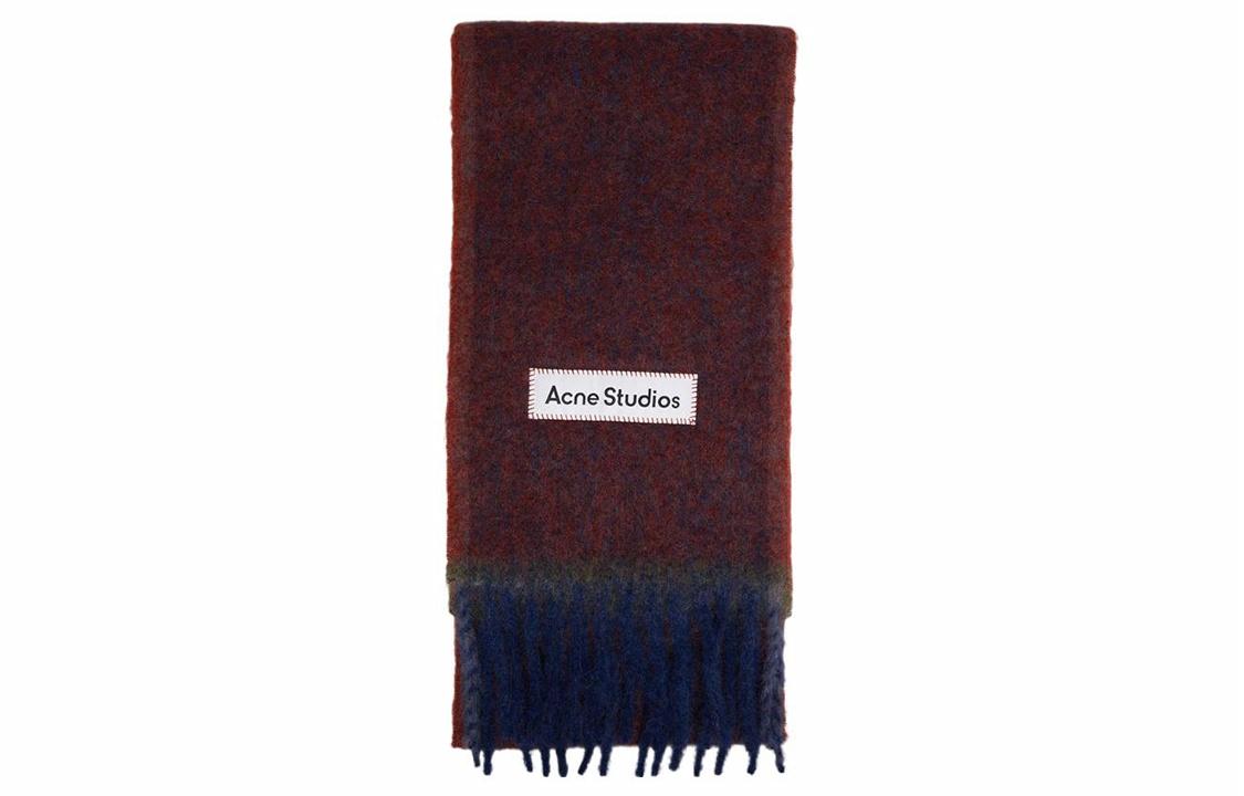 Женский шарф Acne Acne Studios Logo (красный)