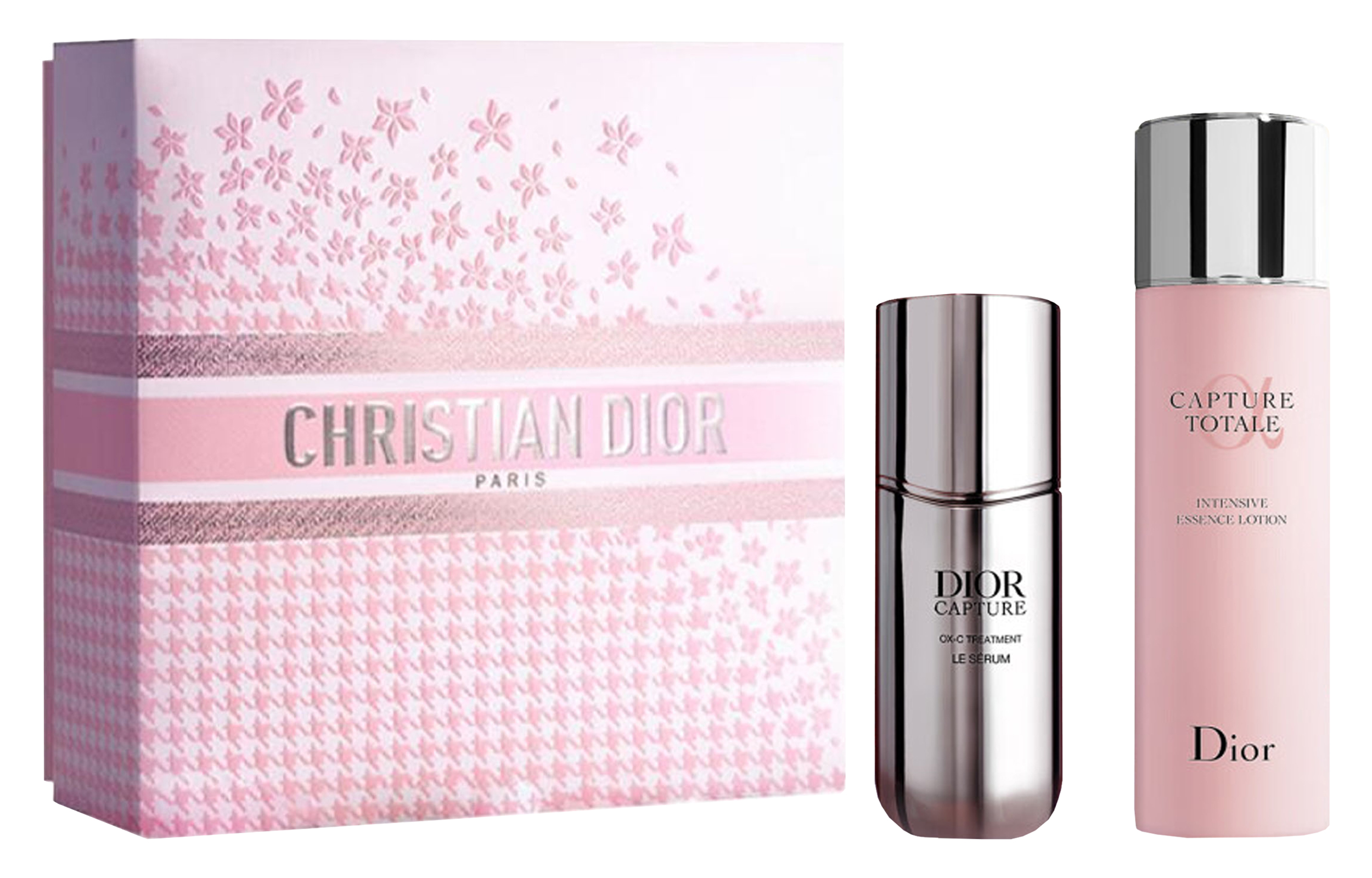 Косметический набор Dior 10 Force Water + Capture Totale (розовый)