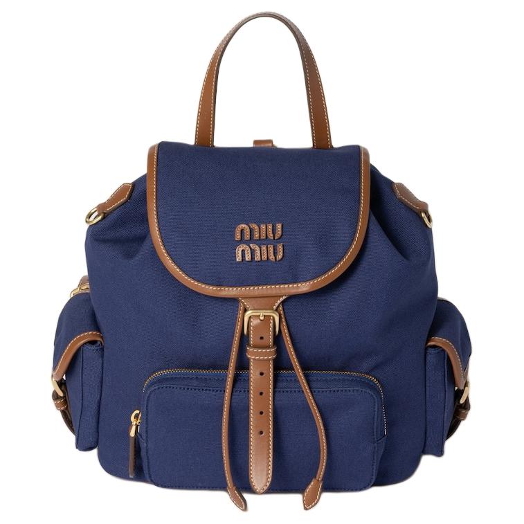 Женский рюкзак MIU MIU (васильково-белый)