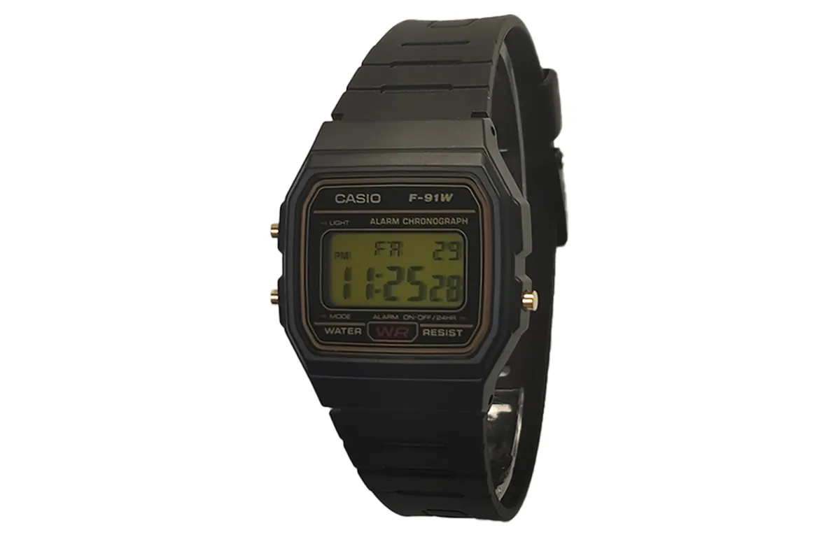 CASIO Custom Collection Quartz Movement Resin Strap Watch Men's Watches Black Dial