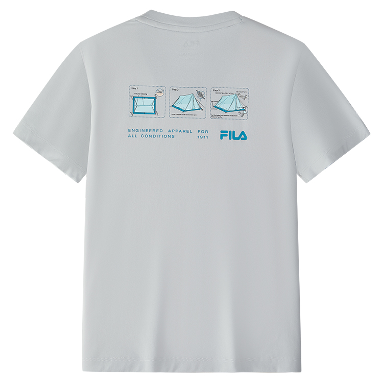 Футболка Fila KIDST (серая) — фото 2