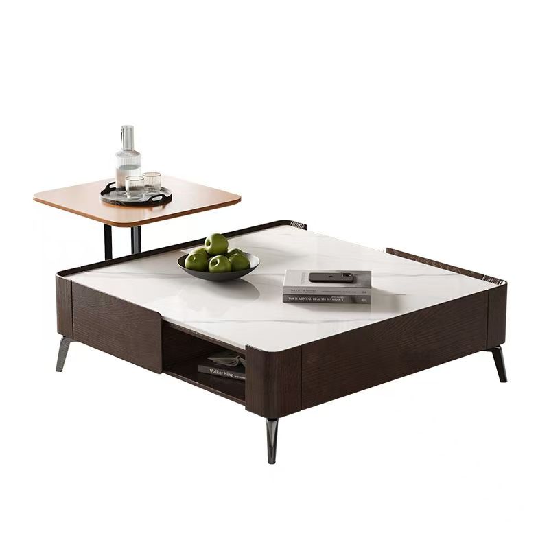 Jingshan Baisui Italian minimalist wabi-sabi style living room home small apartment simple coffee table