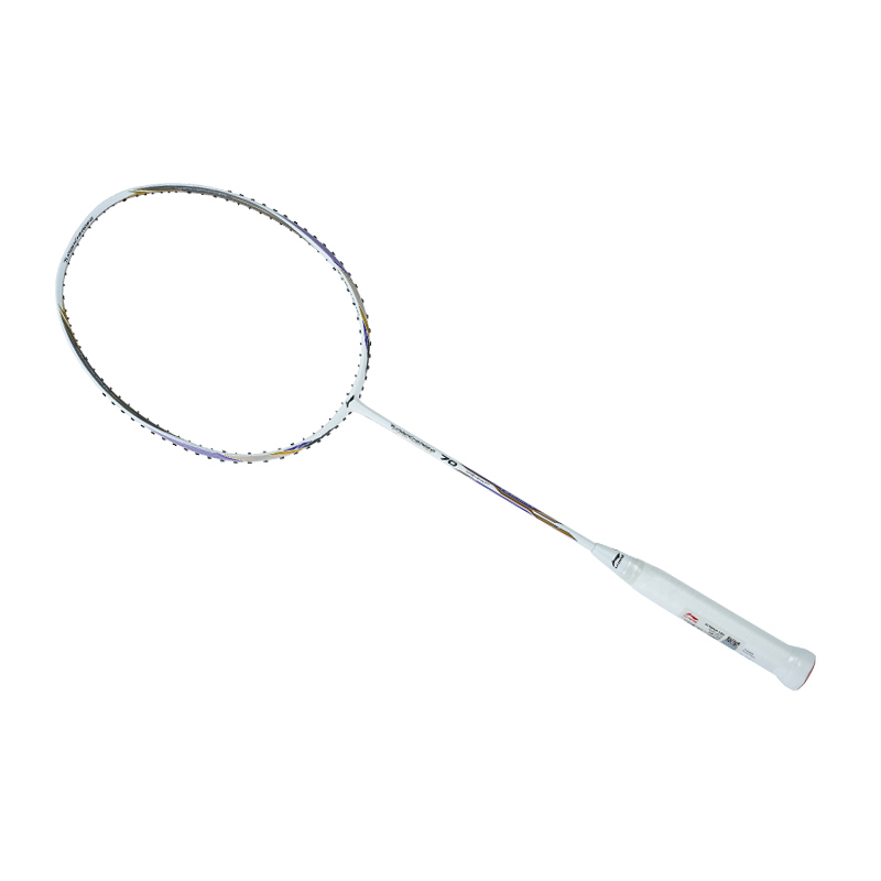 Li Ning Energy Collection Full Carbon Badminton Rackets Speed Type Enhanced Swing Speed 675mm White Gold