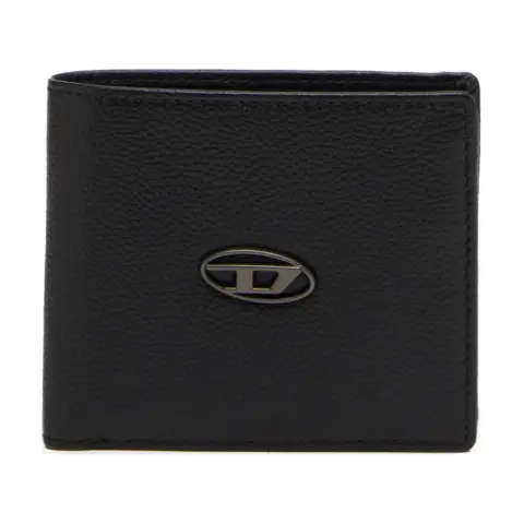 DIESEL Cow Leather Wallet Regular Men's Black