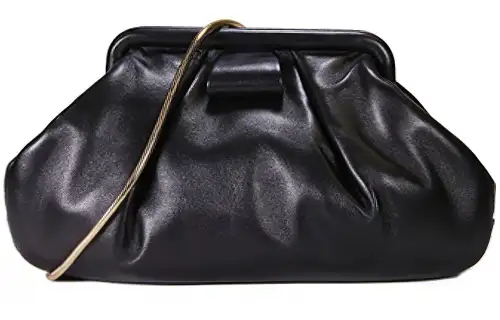 MIU MIU Nappa Leather Handheld Crossbody Bag, Shoulder Bag Women's Black