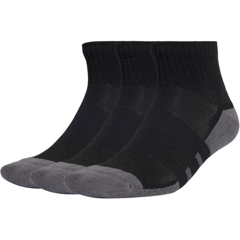 Adidas Crew Socks Unisex 3 Pack Black/Dark Gray