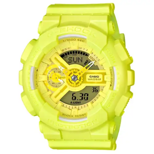 CASIO Men Yellow Watch GMA-S110VC-9