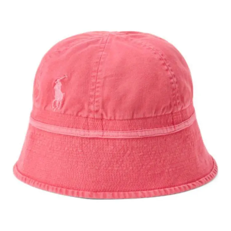 Polo Ralph Lauren Original Design Cotton Bucket Hats Men's Light Red