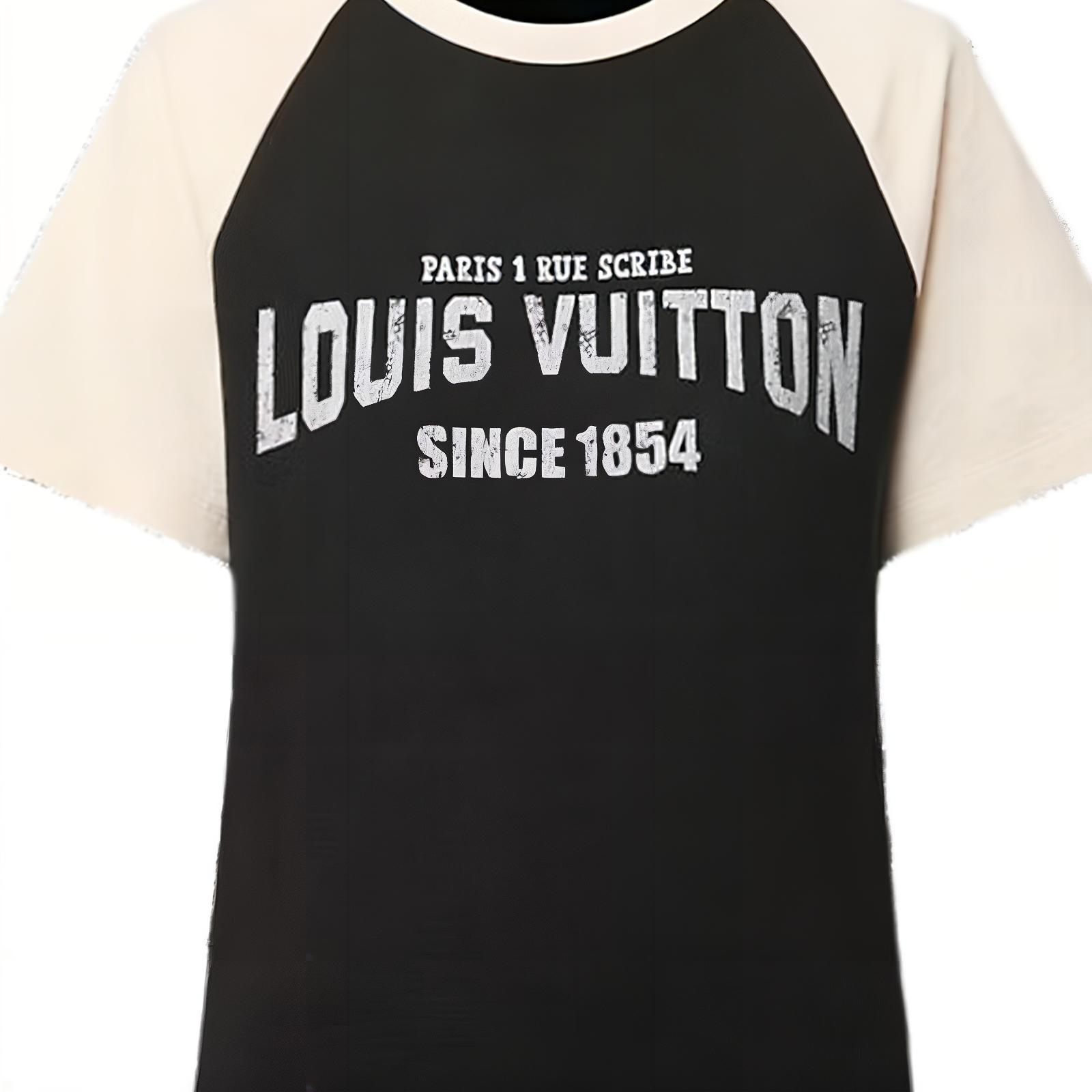 Женская футболка Louis Vuitton SS25 (черный) — фото 2