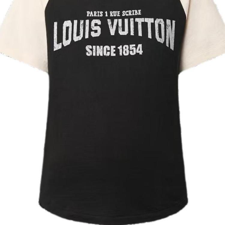 Женская футболка Louis Vuitton SS25 (черный) — фото 5