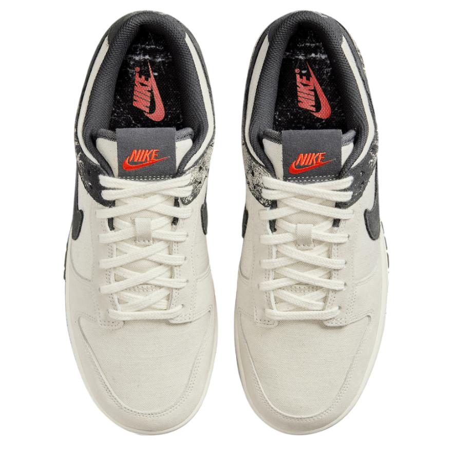Nike Dunk Low Retro Se Pale Ivory Picante Red Dark Smoke 