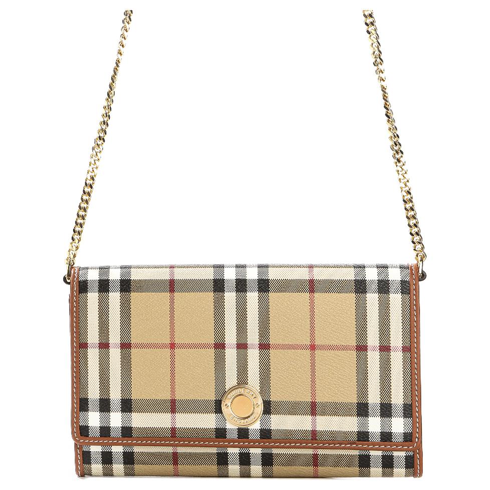 Женская сумка Burberry (золотая)