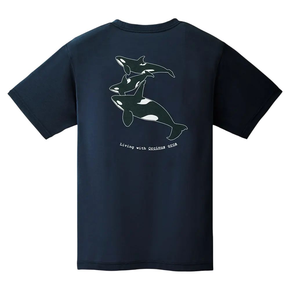 MONTBELL Quick Dry T Shirts Unisex Marine Blue