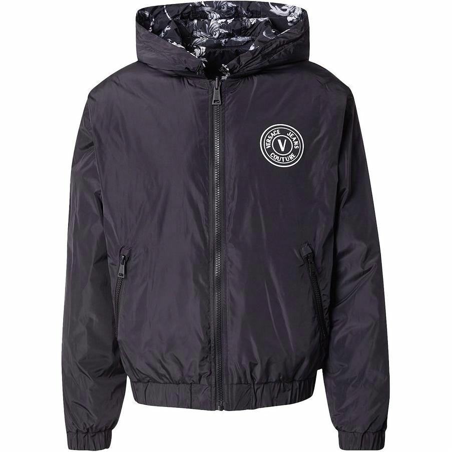 Мужской пуховик Versace Jeans Couture Down Jacket (черный)