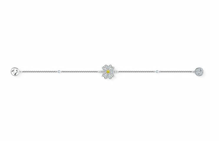 Женский браслет Swarovski REMIX (серебряный с ромашкой) — фото 3