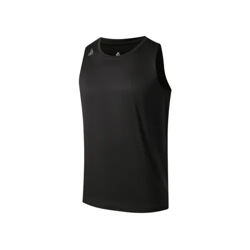 Quick dry breathable sports respiratory system, comfortable black vest for gym sleevless for training