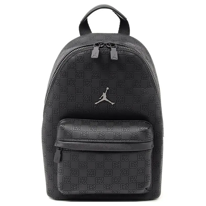 Jordan Monogram Polyester Backpack Mini Unisex Black