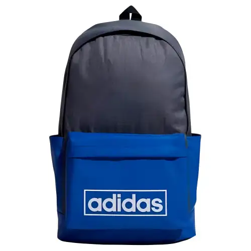 Adidas Polyester Backpack Regular Unisex Black Blue Colorway