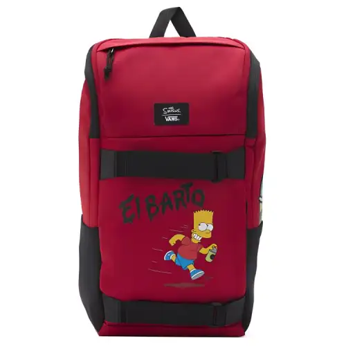 Vans Polyester Backpack Unisex Red