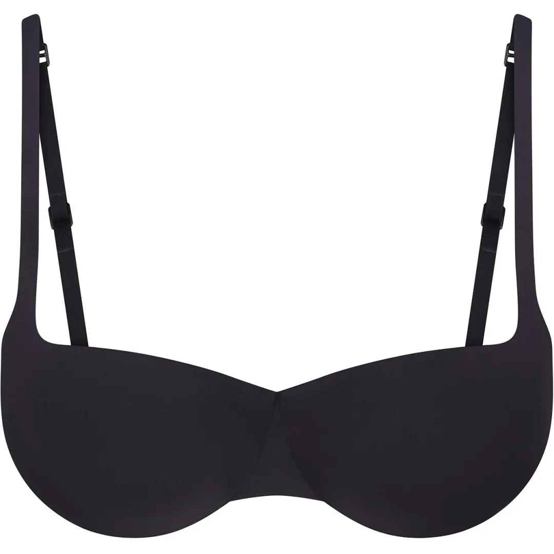 Skims SS25 ULTIMATE BALCONETTE PUSH UP BRA Women's 1 Pack Onyx/Onyx