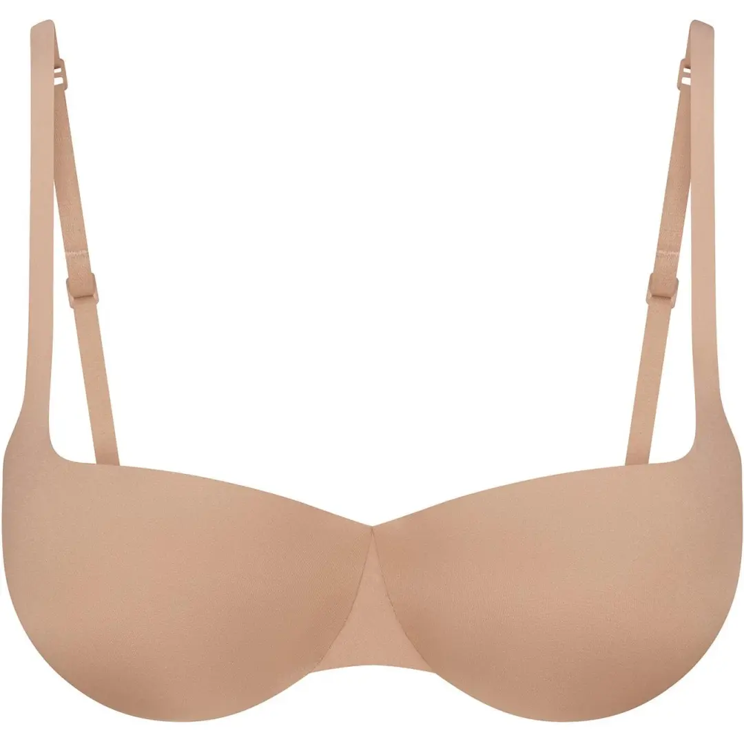 Skims SS25 ULTIMATE BALCONETTE PUSH UP BRA Women's 1 Pack Clay/Clay