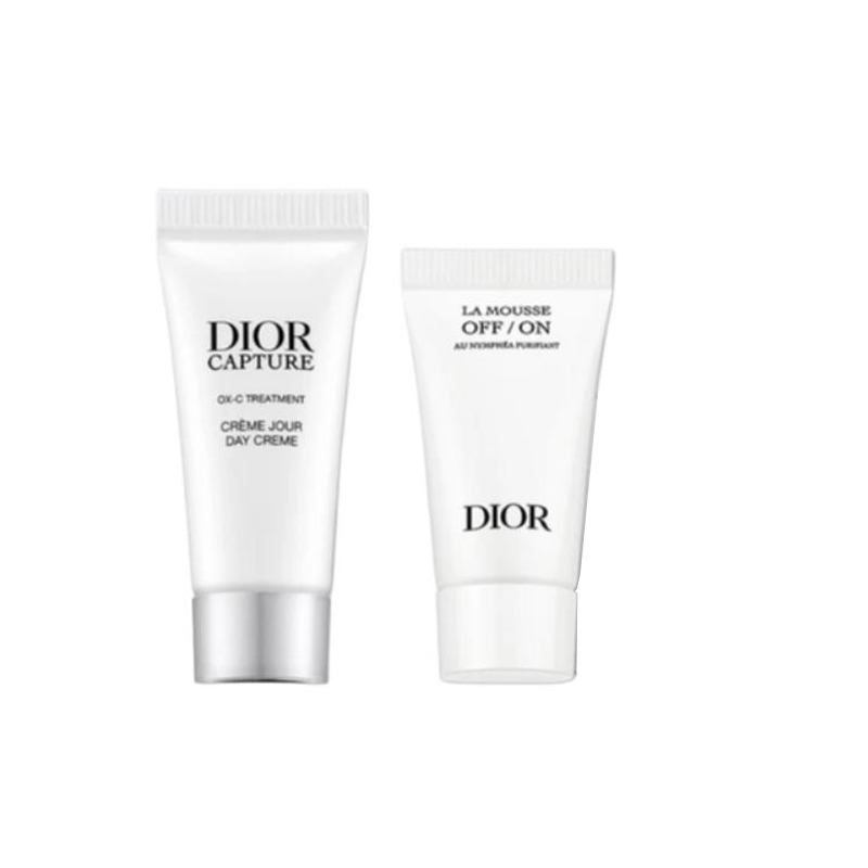 Набор косметики Dior крем 5мл + умывалка 5мл (белый)