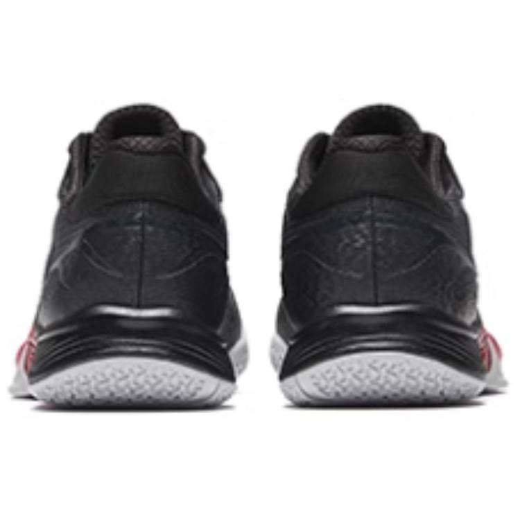 Anta Comfortable And Trendy Slip Resistant Abrasion Resistant Coverage Low top Badminton Shoes Unisex Black Red Yellow