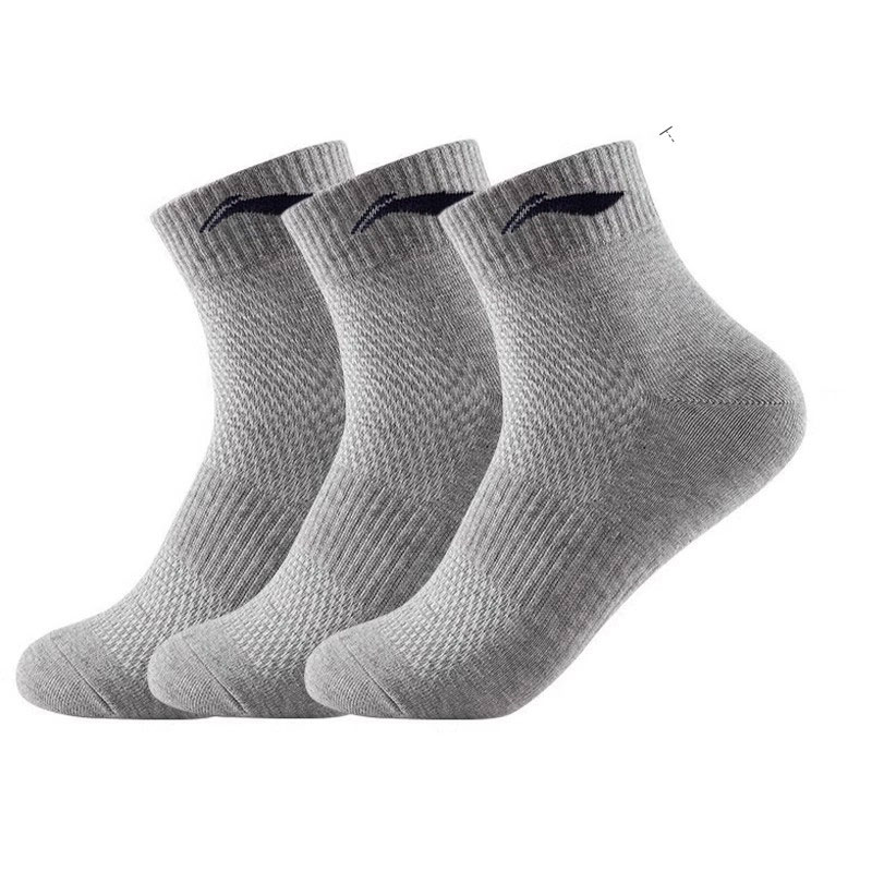 Li Ning Ankle Socks Unisex 3 Pack